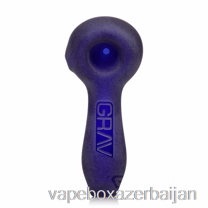Vape Smoke GRAV Sandblasted Spoon Blue